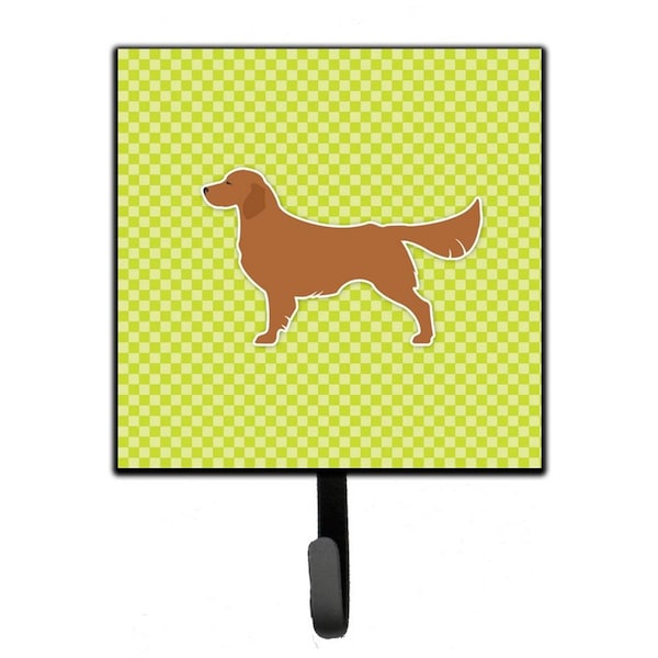 Micasa Golden Retriever Checkerboard Green Leash or Key Holder MI230128 - main